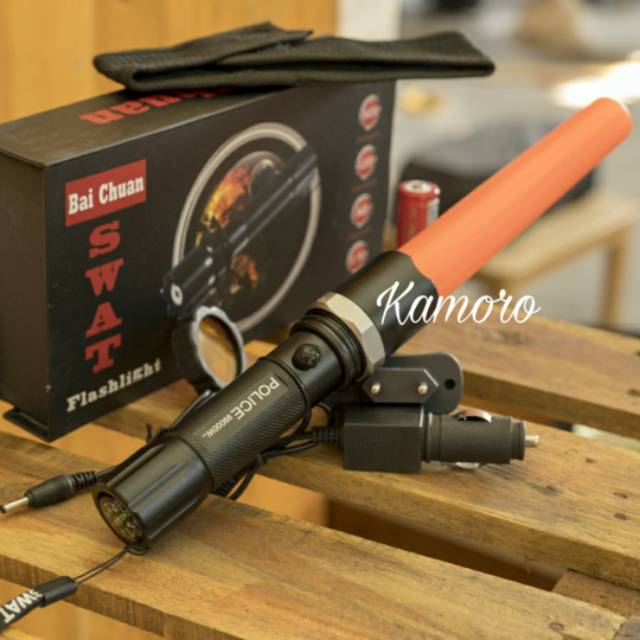 Paket senter waterproof swat police 99000 wat LED cree