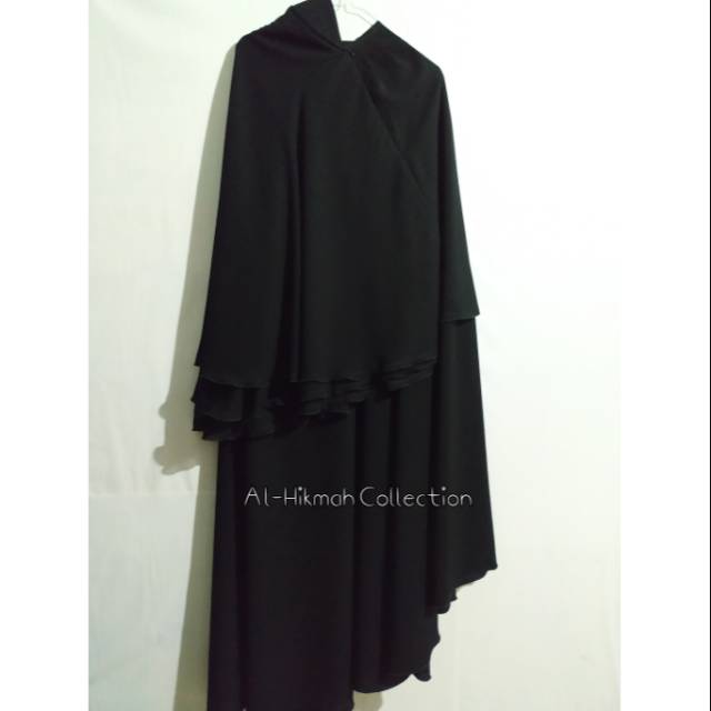 Jilbab Safar Rits Purdah 3 Layer Jumbo