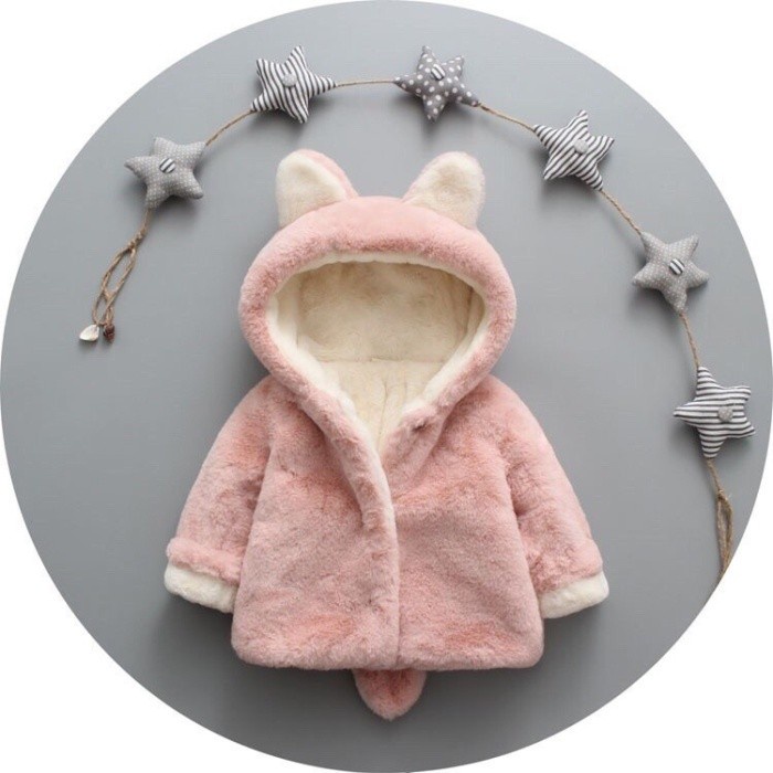 Jaket Bulu Tebal musim dingin anak bayiwinter jacket coat baby kids