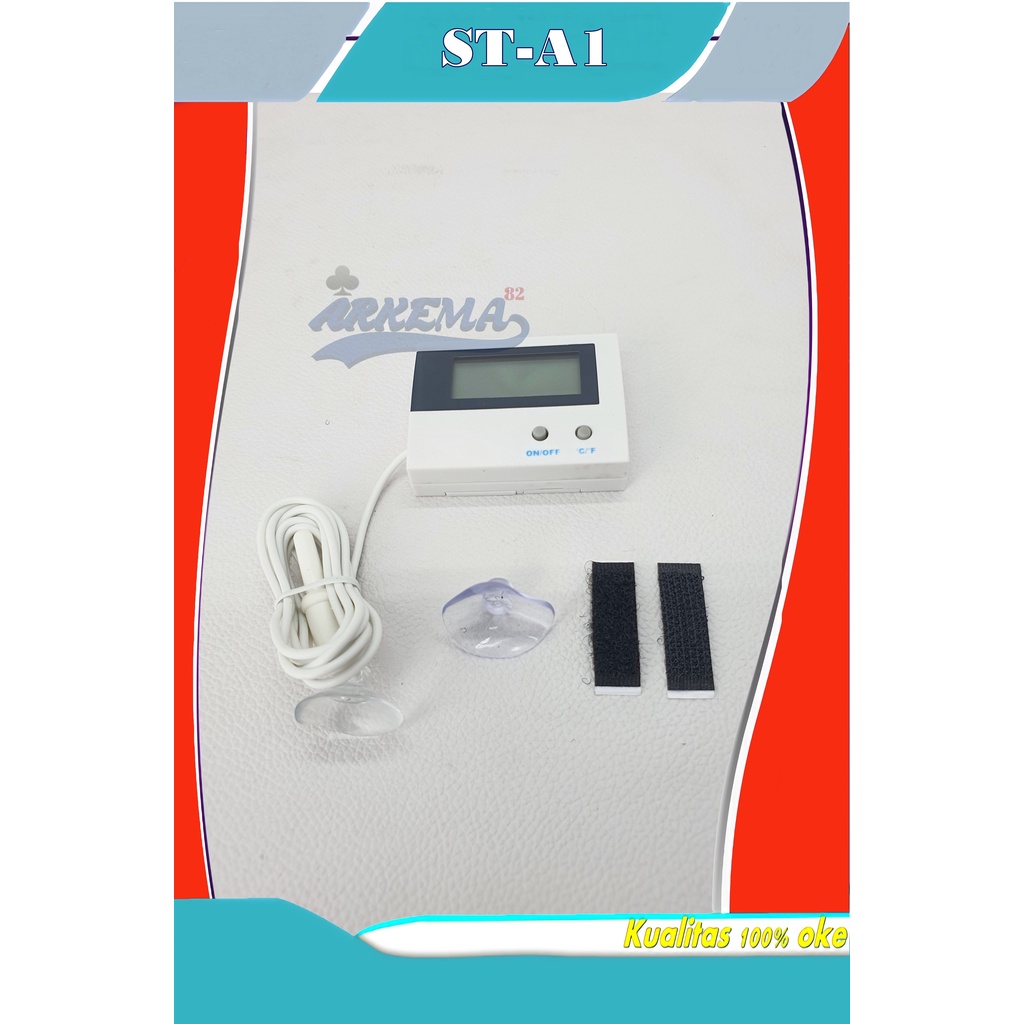 ALAT UKUR SUHU IN/OUT | PENGUKUR TEMPERATURE RUANGAN / AQUARIUM | DIGITAL THERMOMETER ELITEC ST-A1