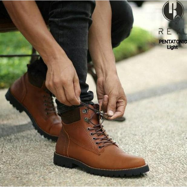 🔉 SALE OBRAL SEPATU PRIA KULIT ASLI ORIGINAL BUKAN KICKERS CATERPILLAR