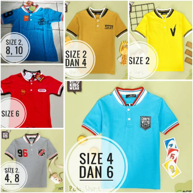 Polo shirt VITTO  Shopee Indonesia