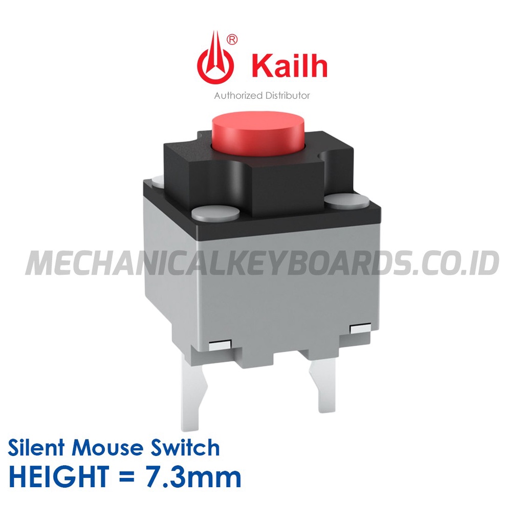 Kailh Silent Mouse Micro Switch (Red - 7.3mm)