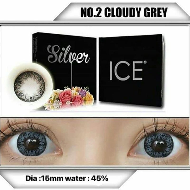 [ Normal ] SOFTLENS ICE SILVER By Exoticon 2024