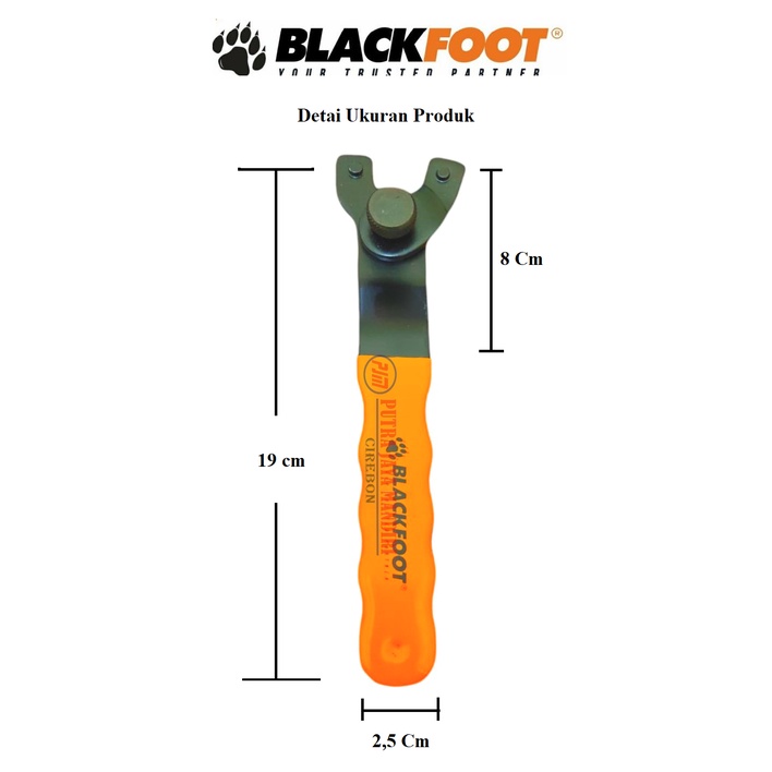 Blackfoot Kunci Gerinda Tangan Universal Key Grinder