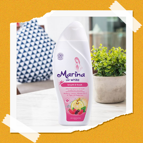 RV MARINA HAND BODY LOTION UV WHITE BRIGHT & FRESH 92 ML