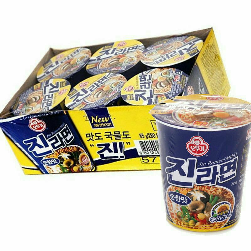 

ottogi jin ramen mild cup 280 gr - ( 6 pack )