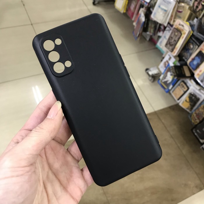 OPPO RENO 4 RENO4 PREMIUM BLACK MATTE CASE ORI 1.5MM CAMERA PROTECTOR