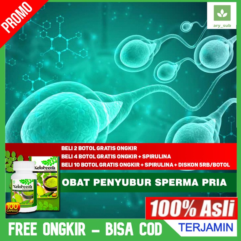 Obat Penyubur Pengental Sperma Pria - Mani Encer - Spermatokel - Kista Testis - Epididimis Keloreena