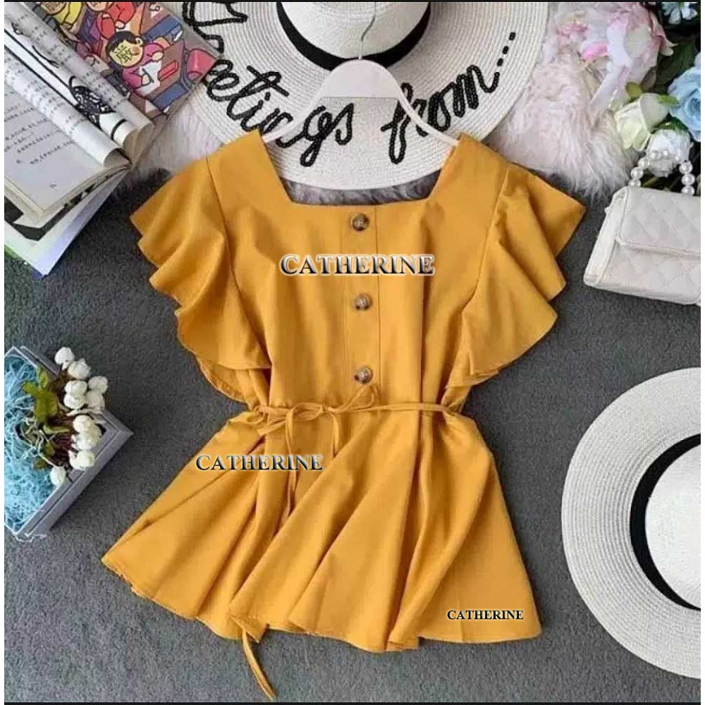 CATHERINE-MARISSA/ATASAN WANITA/BLOUSE WANITA MODERN-2