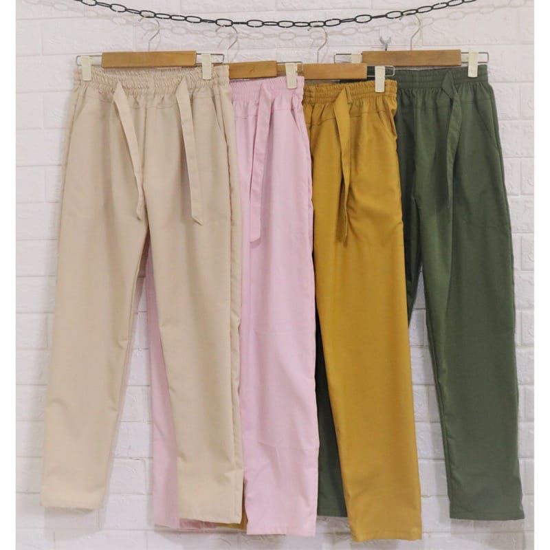Baggy pants tali pita//baggy pants premium//baggy pants wanita
