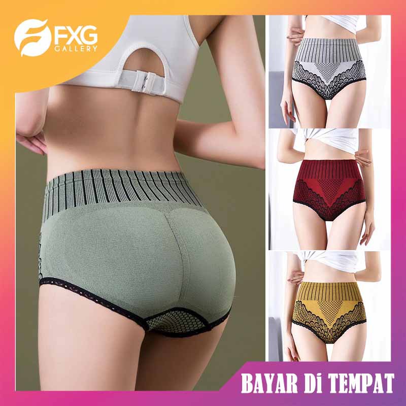 COD KORSET - Celana Dalam Korset Seamless Pengangkat Bokong Wanita Cotton Lembut