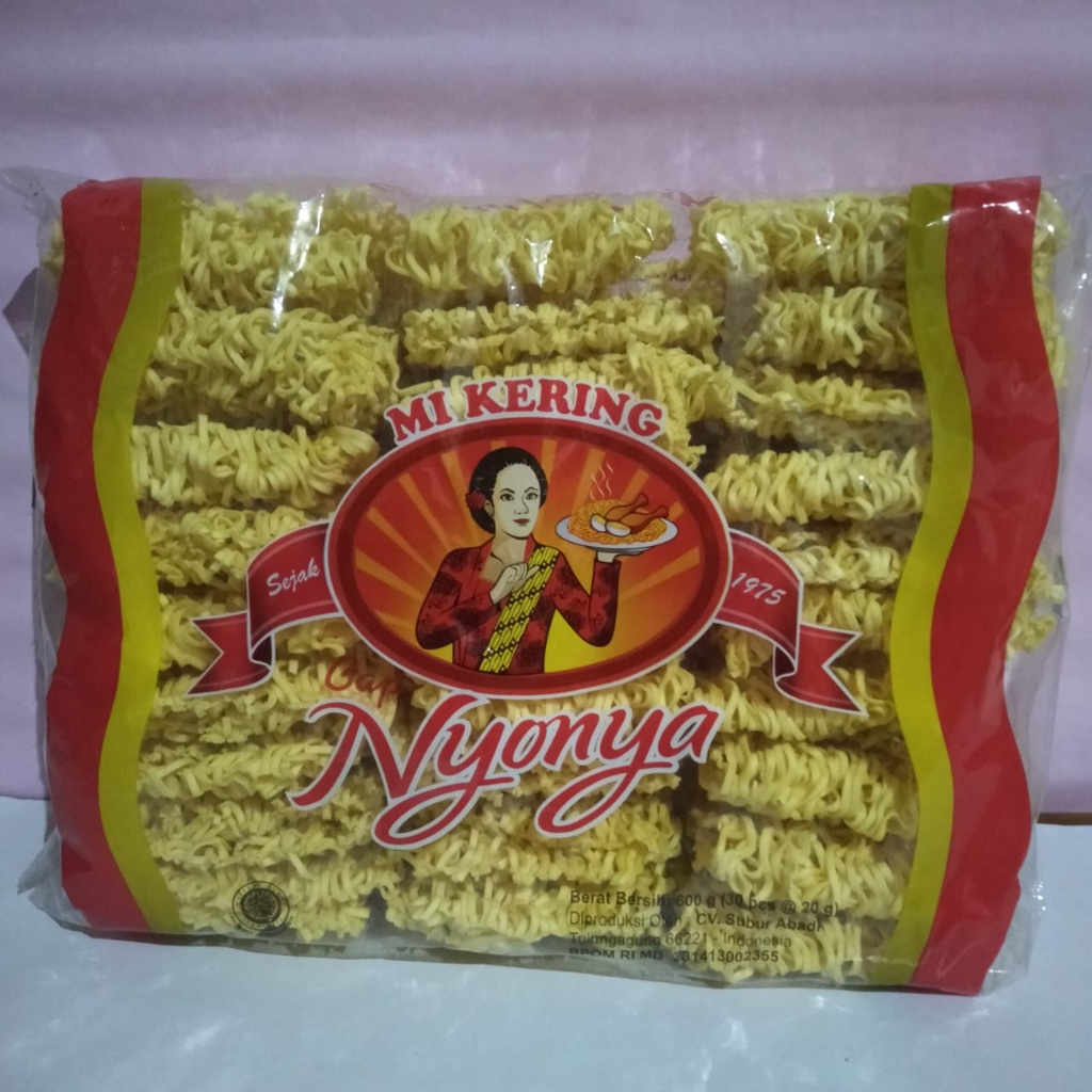 Jual Mie Telur Kering Cap Nyonya Sejak 1975 600gr Indonesiashopee Indonesia 