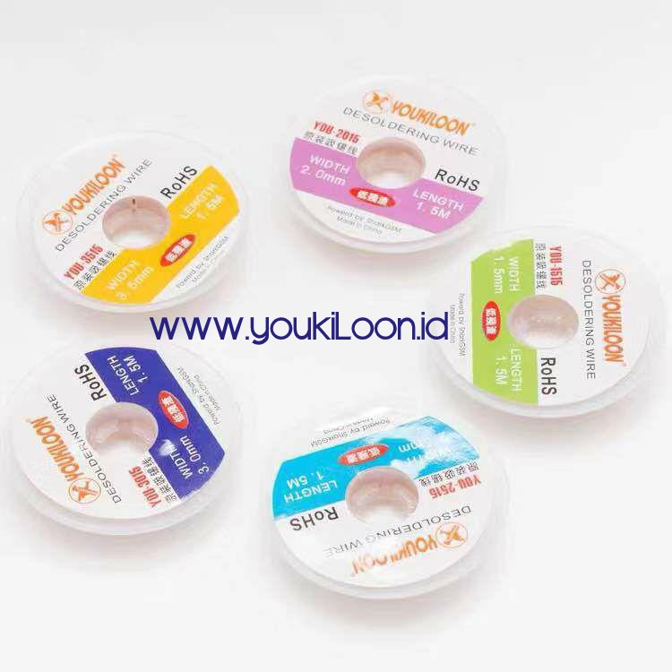 GOOT WICK MERK YOUKILOON SOLDER WICK ORIGINAL JAPAN DESOLDERING WIRE