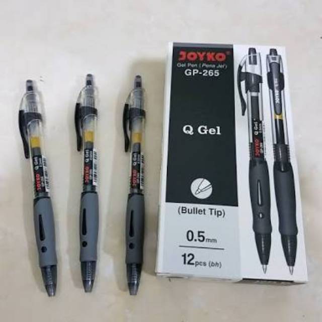 

Pulpen Gel 265 Pen Joyko Kelipatan 12