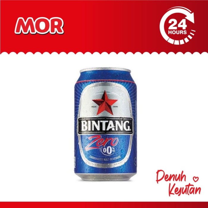 

BINTANG Zero Carbonated Malt Beverage Beer Bir Klg 330 ml