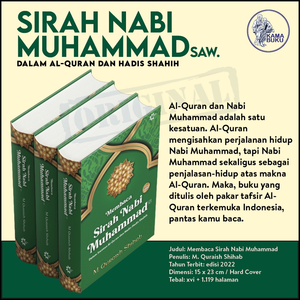 Membaca Sirah Nabi M Quraish Shihab (COVER BARU)
