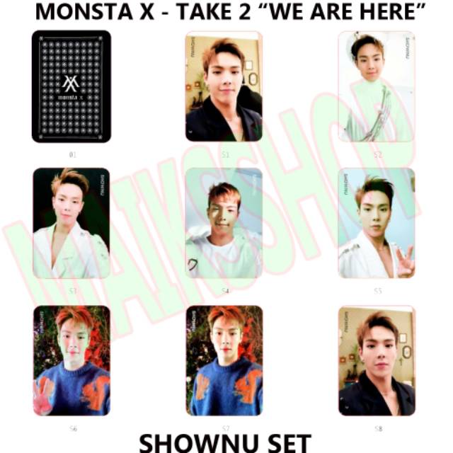 Monsta X Take 2 We Are Here Photocard Kpop