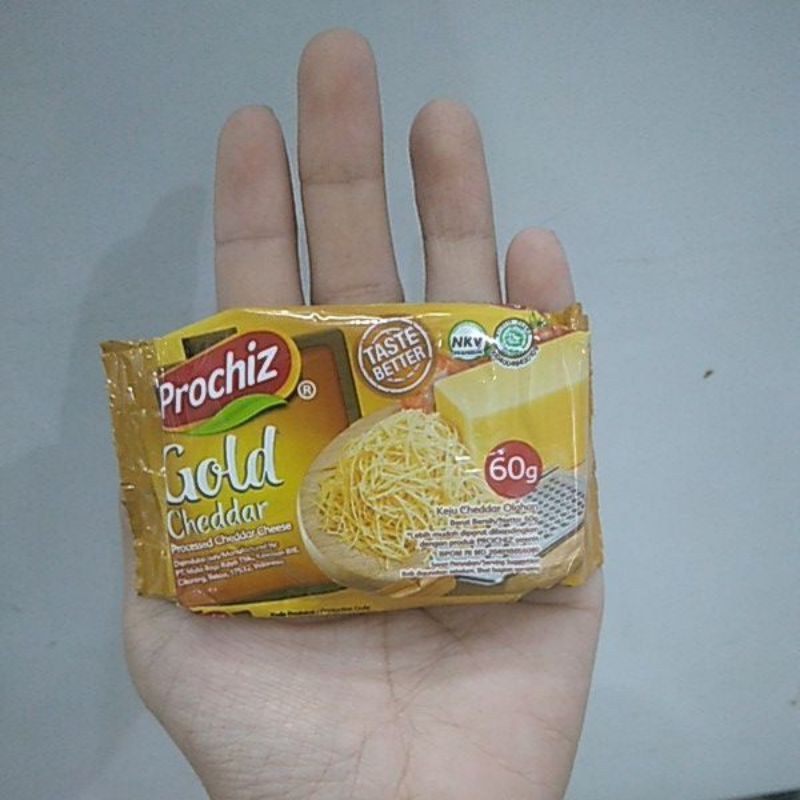 Jual Prochiz Gold Cheddar 60gr | Shopee Indonesia