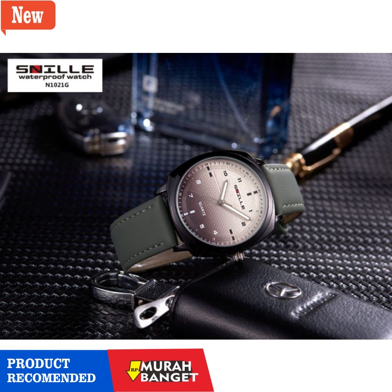 Jam analog pria terbaik- Snille Original MA - 13  Jam Tangan Pria & WANITA Analog. Kode 1021 G | Tah