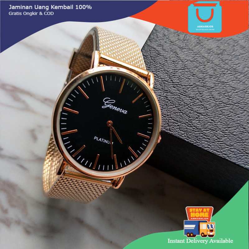 GENEVA ORIGINAL Jam Tangan Analog Wanita Stainless Steel - 1677
