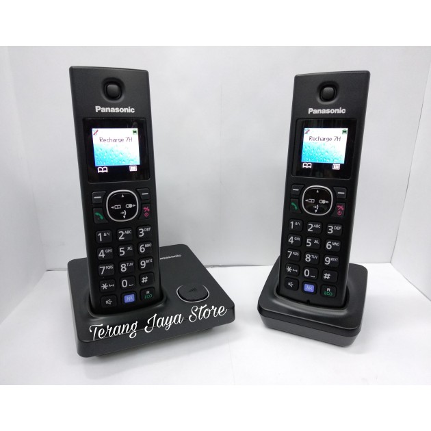 

Telepon Wireless Panasonic KX-TG7852 (2 Handset) Hitam