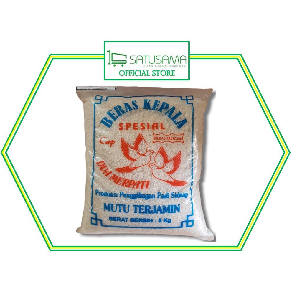 

BERAS KEPALA CAP 2 MERPATI