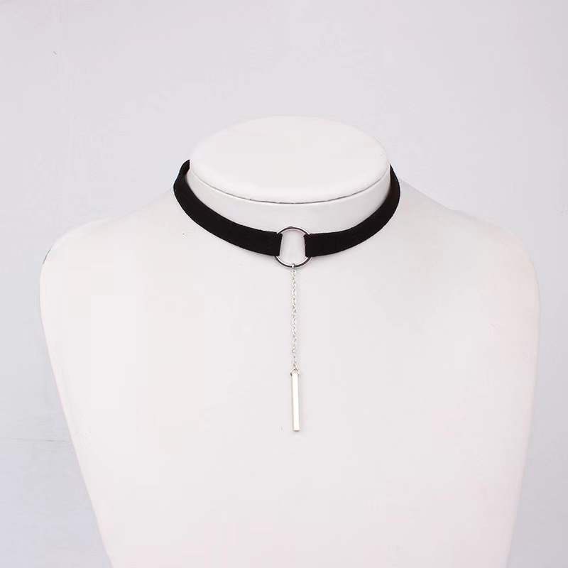 Women Suede Fashion Choker 8331