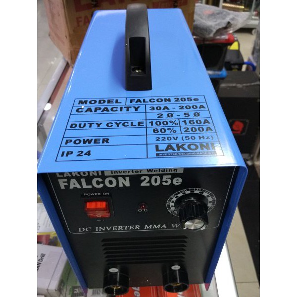 MESIN LAS LISTRIK LAKONI FALCON 200A / LAKONI FALCON 205e / MMA 200 A / TRAVO LAS LAKONI 200 AMPERE