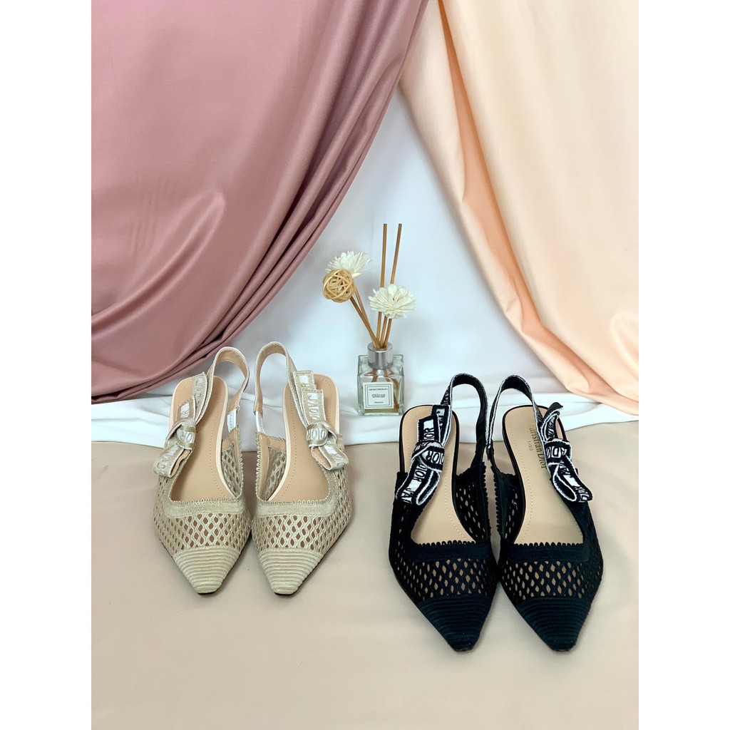 SEPATU WANITA DS016 SLINGBACK PUMPS PREMIUM IMPORT