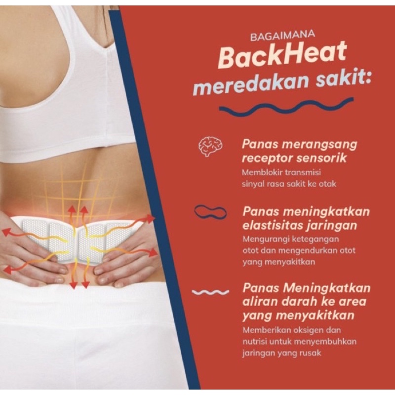 Backheat per sachet ( kompres pereda nyeri pinggang alami )