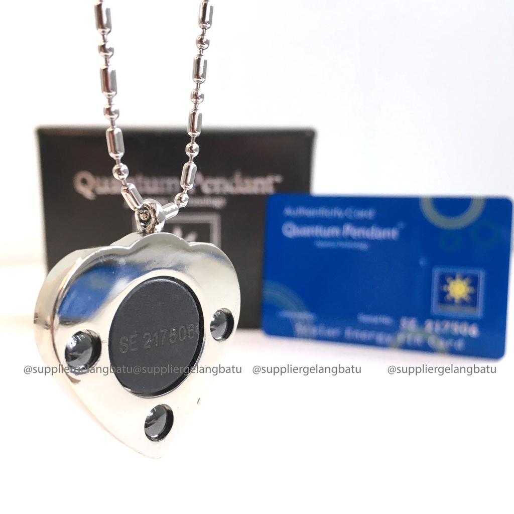 KALUNG KESEHATAN quantum Pendant LOVE PINK GIOK BATU GERMANIUM JAPAN