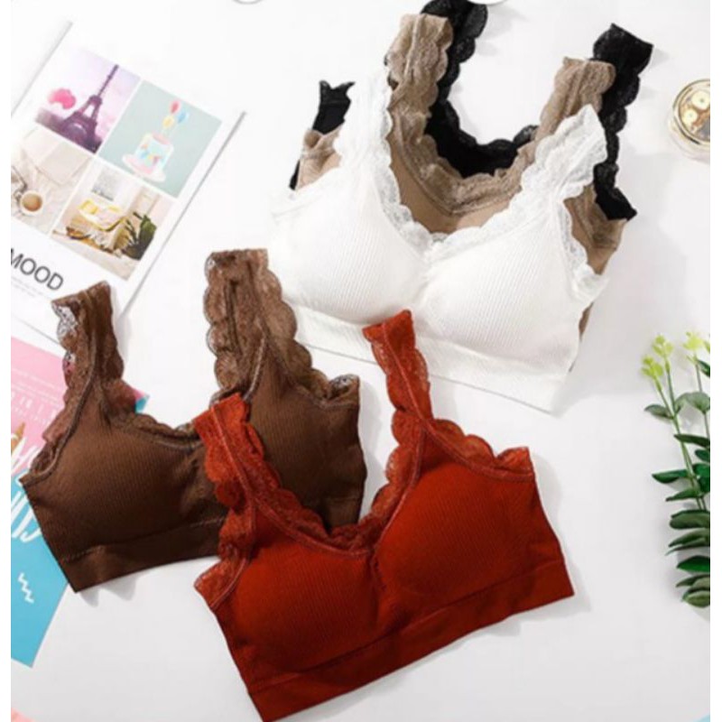 bh / bra import Korea rajut renda cantik