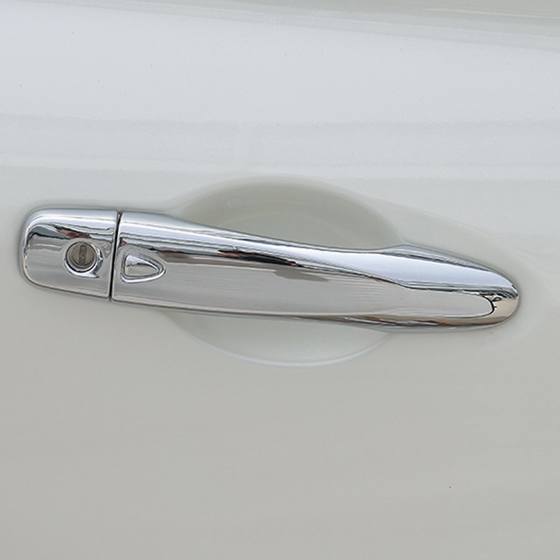 Xuming Untuk Nissan Almera 2020 2021 Chrome Silver Car Penutup Gagang Pintu Handle Pintu Almera Baru Potong Chrome