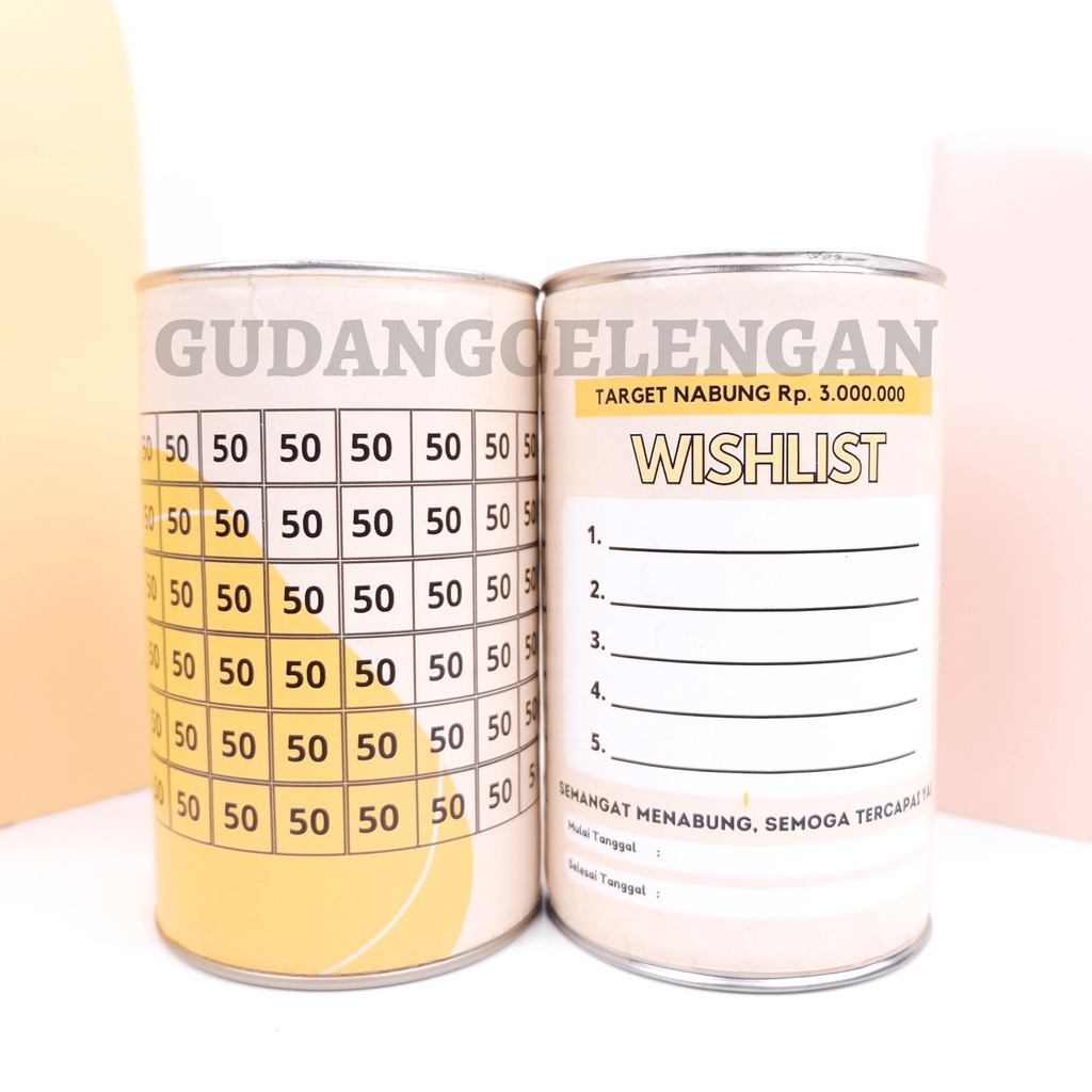 TERBARU✅Celengan Target 3 Juta Celengan Viral Celengan Buka Tutup Celengan Permanen CELENGAN TARGET 