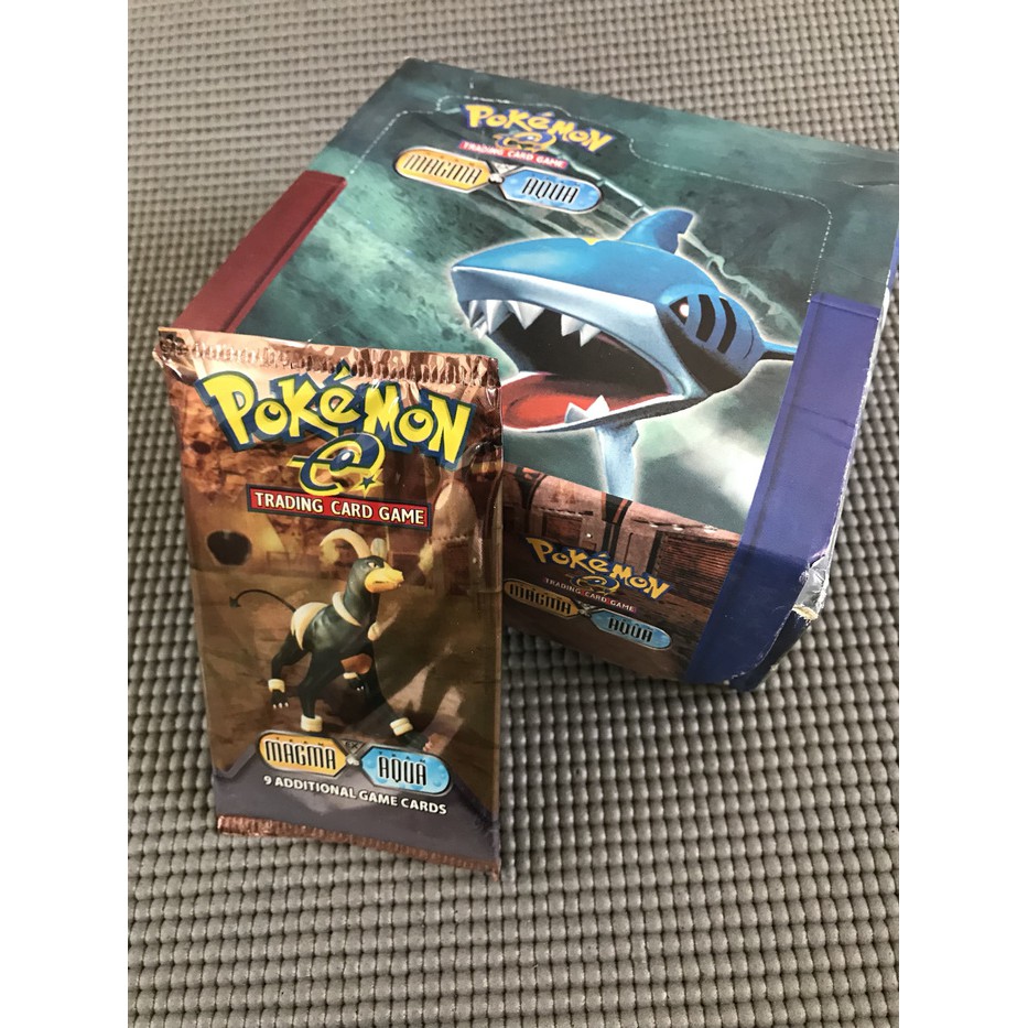 Kartu pokemon TCG magma ex aqua (pack)