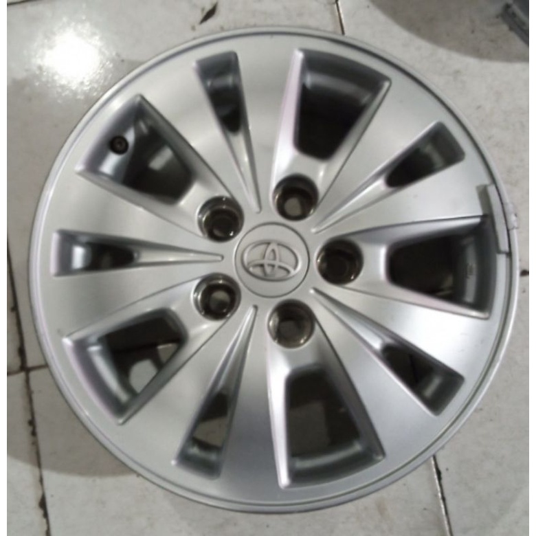Velg Mobil Original std Inova G Ring 15x6 Pcd 5x114 et 45 silver Buat Granmx L300 New Carry Luxio Ap