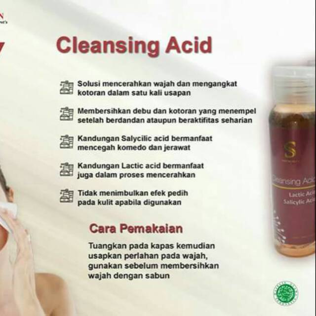 Cleansing acid shineskin