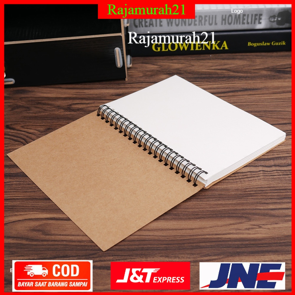 JESJELIU Buku Diary Menggambar Sketchbook Drawing Memo Pad Notebook - 7ROT1NOH