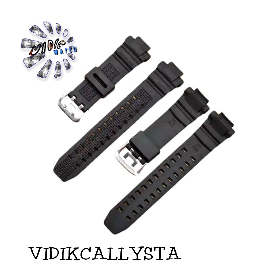 Strap tali jam tangan Skmei 1060 SKMEI AD 1060 Hitam tali skmei