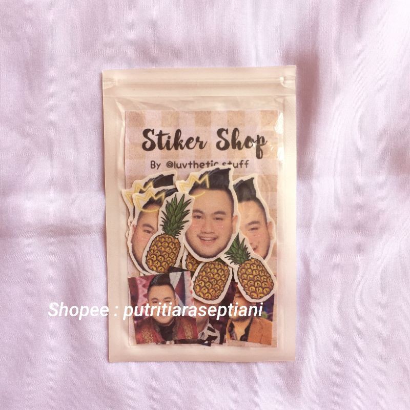Paket sticker oppa nassar bisa custom
