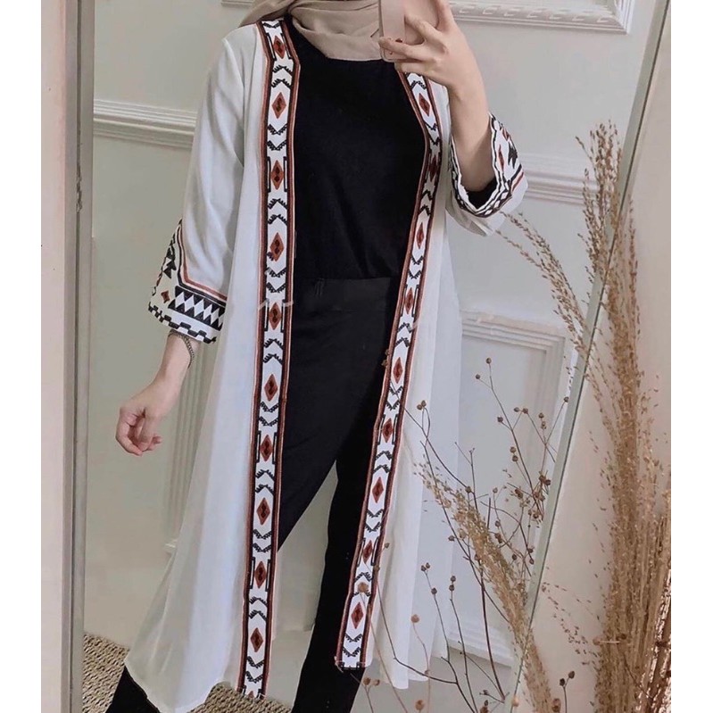 Zivana Outer Ethnic Bohemian / Outer wanita / Outer murah