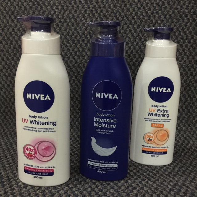 nivea body lotion uv whitening