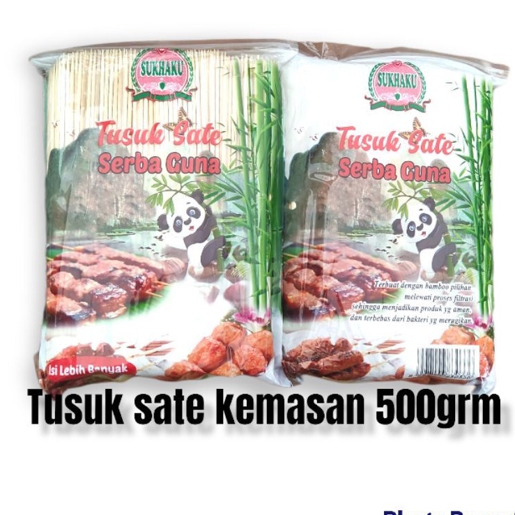 TUSUK SATE PANDA 500 GRAM / TUSUK SATE HALUS / TUSUK SATE AYAM / TUSUK SATE KAMBING / TUSUK SATE PAN