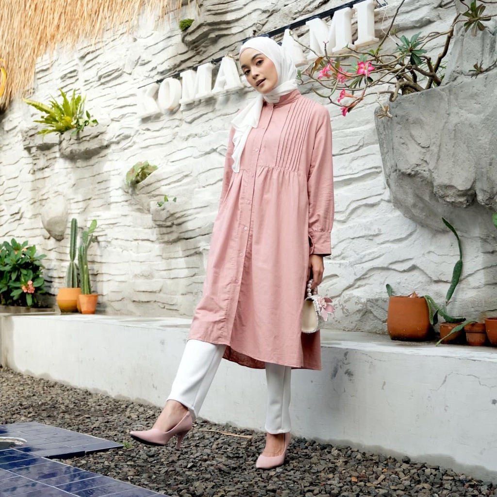 RISE TUNIC / TUNIK / ATASAN WANITA / ATASAN KERJA