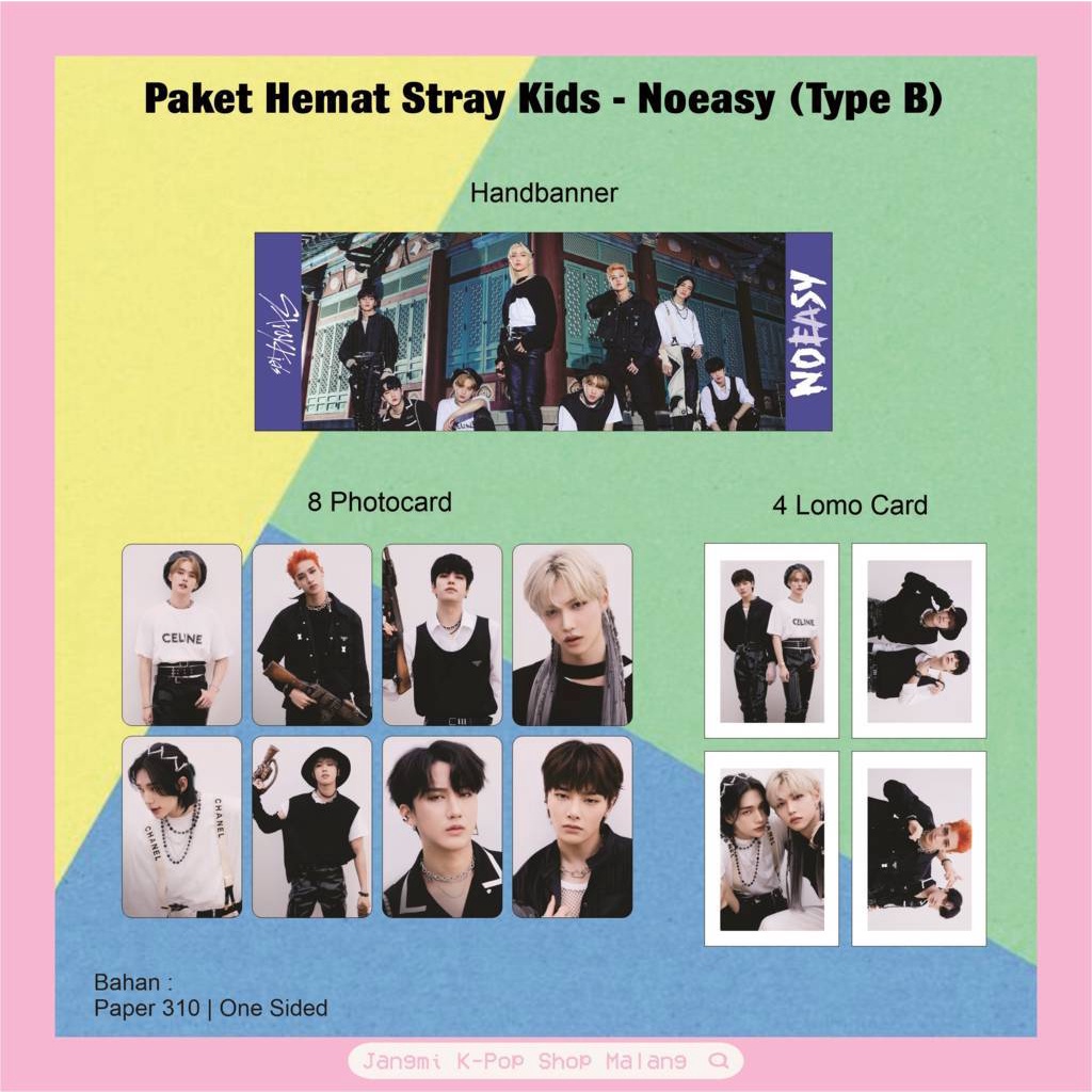 Fankit Stray Kids - Noeasy (Thunderous) | Stray Kids Noeasy | Fankit Stray Kids | Merchandise Stray 