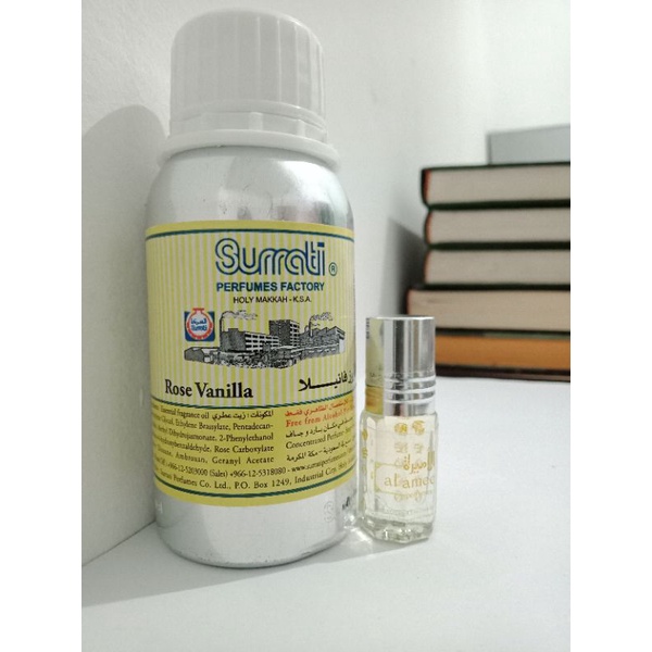 Rose Vanilla parfum surrati kemasan 3ml