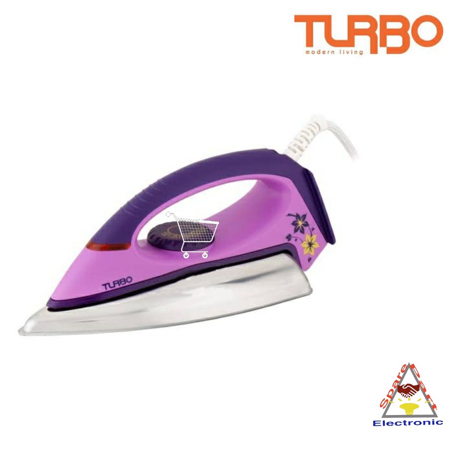 TURBO - Setrika Dry Iron EHL 308 LED -Bergaransi Resmi 3 Tahun