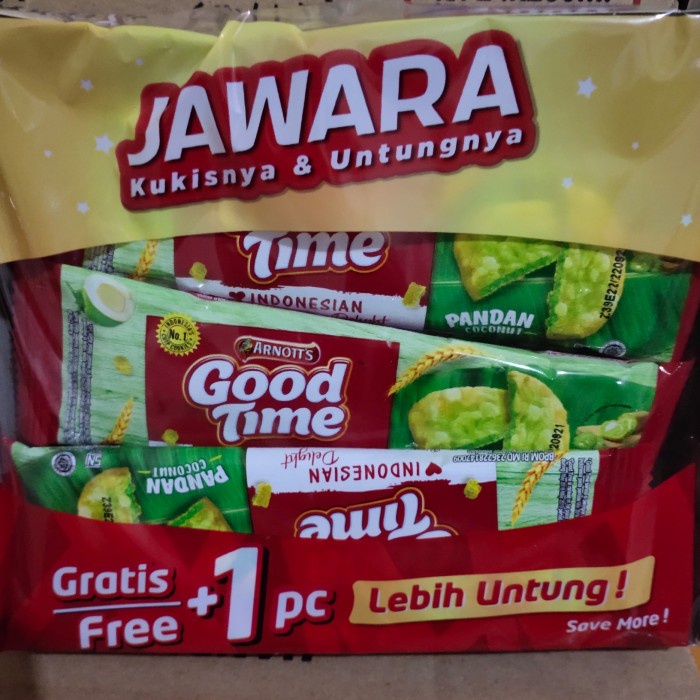 

KERING-KUE- GOOD TIME - PANDAN COCONUT - KEMASAN PRAKTIS 15 GR -KUE-KERING.