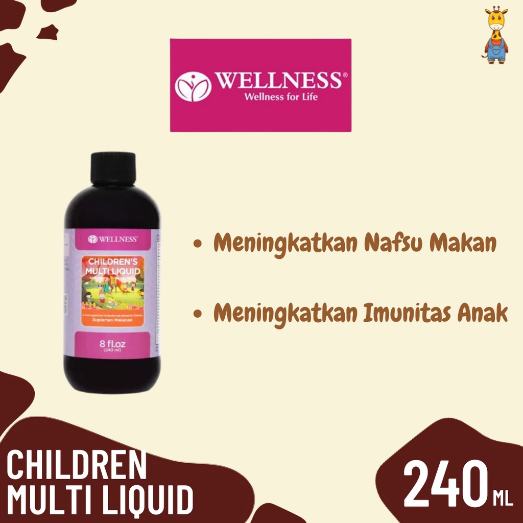 Wellness Children Multi Liquid 240ml